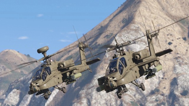 AH-64D 长弓阿帕奇直升机 封面