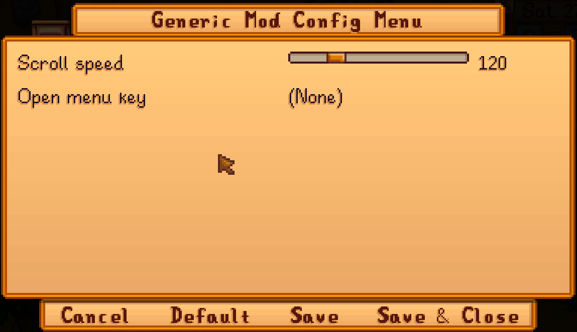 Cog button