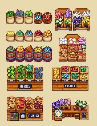 (CP) HxW 农夫市集家具 - Wildflour 套装 截图 1