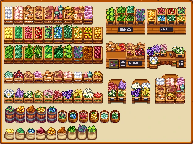 (CP) HxW 农夫市集家具 - Wildflour 套装 截图 2